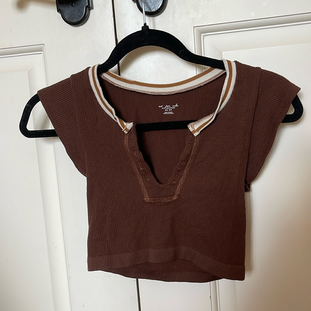 urban outfitters brown top!